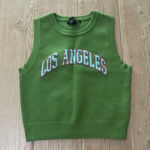 Forever 21 Women’s Los Angeles Sweater Crop Vest
